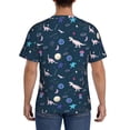 thumbnail image 2 of Rocae Space Dinosaur for Men's Moisture-Wicking Crew Tee - T-Shirt for Sports, Outdoor Activities, and Casual WearX-Large, 2 of 9