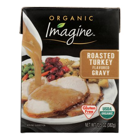 Imagine Foods Organic Roasted Turkey Gravy - Case of 12 - 13.5 FZ