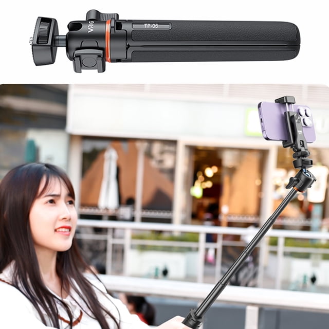 Handheld Pole Telescopic Extending Selfie Stick Rod Bar Adjustable with 1/4inch Thread for DJI Osmo Pocket 3 Accessories