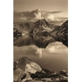thumbnail image 2 of Majchrowicz, Alan 13x18 White Modern Wood Framed Museum Art Print Titled - Sawtooth Lake Sepia, 2 of 4