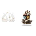 thumbnail image 1 of Elegante Juego De Adornos De Mesa De Cisne De Cerámica Y Acrílico Para Estantería, Armario, Decoración Navideña Para El Hogar, Regalo único, Decoración De Chimenea., 1 of 8