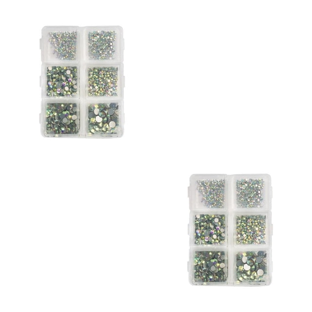 Bolsa de cristal en forma especial Seitruly brillo diamantes de imitación para uñas DIY