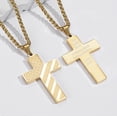 thumbnail image 7 of APSVO Gold Cross Necklaces for Men Boys American Flag Pendant Chain Catholic Christian Religious Birthday First Communion Graduation Fathers Day Jewelry Gifts Teen Him Dad Son Adults Kids Age Ideas, 7 of 7