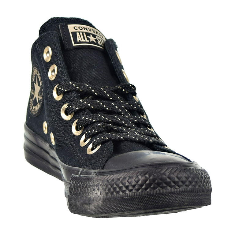 Chuck All Star Madison Mid Women's Shoes Black-Gold 565228f - Walmart.com