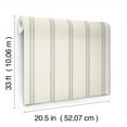 thumbnail image 5 of Chesapeake Johnny Charcoal Stripes Wallpaper, 5 of 6