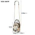 thumbnail image 2 of FORMRS Crossbody Bag for Women Quilted Travel Shoulder Cell Phone Purse with Chain Strap Handbag, Cats Reading Pattern, 2 of 7