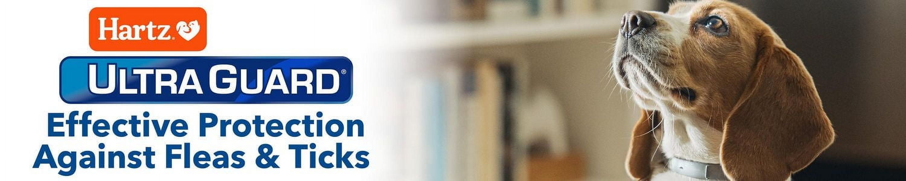 Hartz UltraGuard Pro Traitement antipuces et antitiques pour chiens et chiots Chaque paquet contient trois tubes, utilisation 1 tube par mois. Ne pas utiliser sur les chiens de moins de 12 semaines d'age.