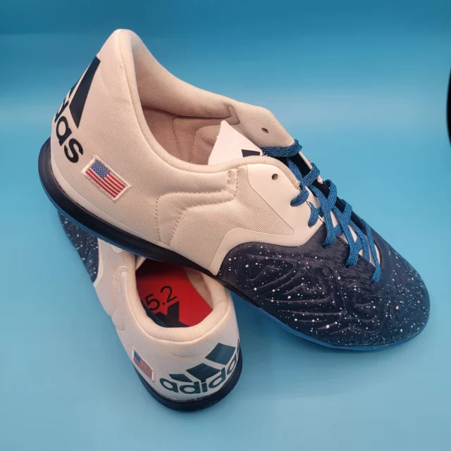 Ad-id-as Mens X 15.2 Court AQ2523 Blue Casual Shoes Sneakers Size 11.5 Non-Marking