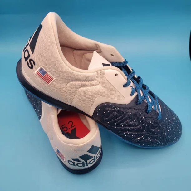 Ad-id-as Mens X 15.2 Court AQ2523 Blue Casual Shoes Sneakers Size 11.5 Non-Marking