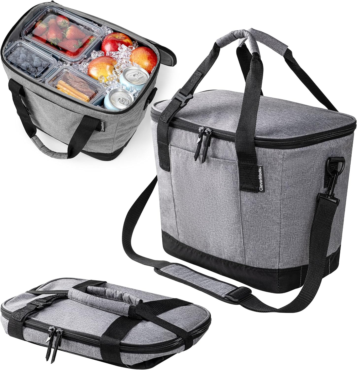 CleverMade Tahoe Medium Foldable Cooler Bag photo 1