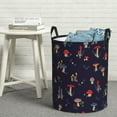 thumbnail image 6 of Naloa Mushrooms3 Large Laundry Basket Waterproof Round Collapsible Storage bin with Handles for Hamper Kids Room,Toy Storage, 6 of 6