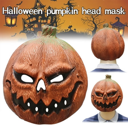 

Horror Pumpkin Mask Halloween Party Masquerade Costume Cosplay Spoof Creepy