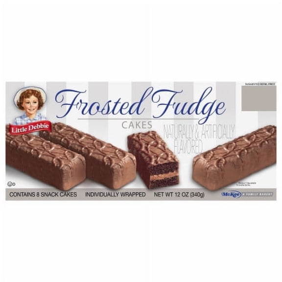 2X - Little Debbie Frosted Fudge Cakes 8 ct / 1.5 oz.