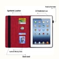thumbnail image 3 of ELEHOLD for Kindle 7 inch Universal 2024 Released Paperwhite12th/Colorsoft Signature/Signature Case,Premium Embossed PU Leather Folio Cover with Card Holder Anti-Slip Multi-Angle Stand Case,Red, 3 of 7