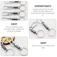 thumbnail image 2 of ifundom 10 Pcs Creative Alloy Keychains Unique Key Decorations for Home, Bag, Car, and Office Use Pendant Set, 2 of 8