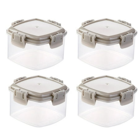 

4Pcs Mini Plastic Sauce Squeeze Bottle Seasoning Box Salad Dressing Containers Outdoor Barbecue Kitchen Accessories