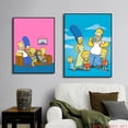 thumbnail image 5 of Cuadro sobre lienzo de anime clásico Los Simpson, imágenes artísticas de pared, carteles de dibujos animados e impresiones para la sala de estar, el dormitorio de los niños, la decoración del hogar, 5 of 5