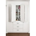 thumbnail image 4 of Goo-Ki 1.1''(28 mm) Dia Luxurious & Sturdy Zinc Alloy Cabinet Knobs,Polished Chrome Drawer Pulls Handles for Kitchen,Drawer,Cupboard & Wardrobe,6 Pack, 4 of 8