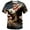 Color7, variant on Rebaike Bald Eagle T-shirt for Men American Flag Graphic Tee Shirt