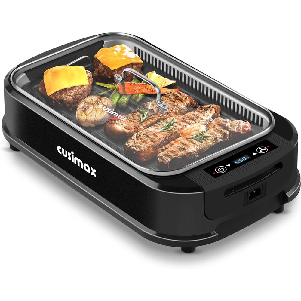 Power XL Smokeless Electric Indoor Removable Grill And Griddle Plates