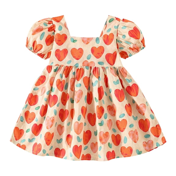 PINQI Baby Midi Blouse Girls Short Sleeves Flower Bow Tie Top Summer Print T-shirt Blouse Tops Casual Clothes for 0 to 18 Months