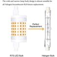 thumbnail image 5 of Bonlux 10W J78 Ampoule Dimmable R7S 78MM 10W J-Type Ampoules à Double Extrémité, 100W R7S T3 Ampoule Halogène au Tungstène, 5 of 5