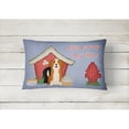 thumbnail image 2 of Carolines Treasures BB2864PW1216 Dog House Collection English Foxhound Canvas Fabric Decorative Pillow  12H x16W, 2 of 3