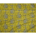 thumbnail image 4 of oneOone Polyester Lycra Fabric Leaves Block Printed Fabric 1 Yard 56 Inch Wide, 4 of 4