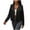 Black, variant on Faux Suede Leather Jackets for Women Early Fall Fashion Fringe Motorcycle Jacket Cowgirls Tassel Cropped Coats Open Front Long Sleeve Outerwear