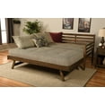 thumbnail image 2 of Kodiak Furniture Boho Wood Daybed/Pop Up Bed in Walnut Brown w/ Blue Mattresses, 2 of 12