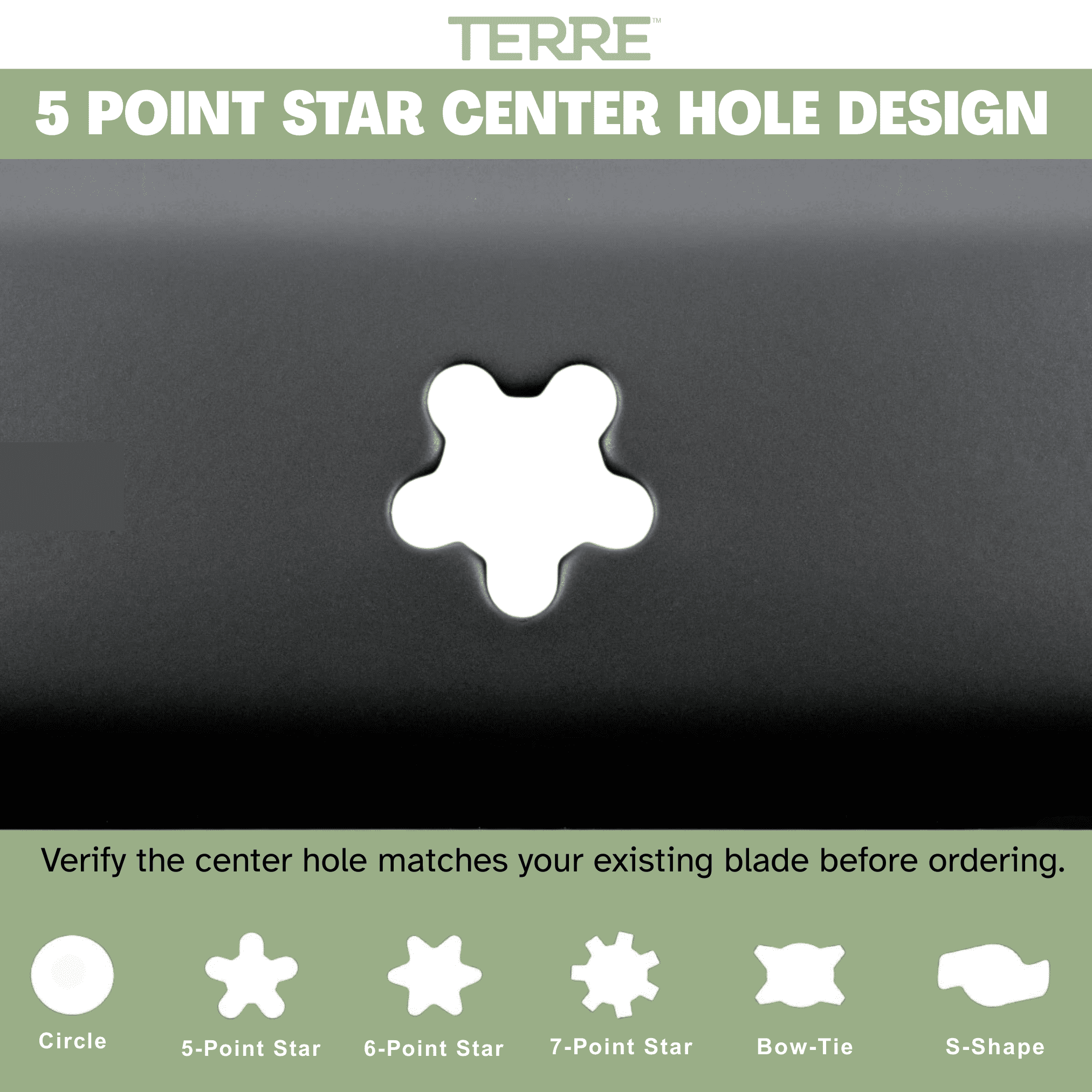Terre Products 46-inch Mulching Lawn Mower Blades, 2-pack, for Craftsman, Husqvarna, Poulan, AYP