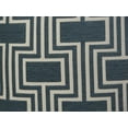 thumbnail image 3 of Plutus Argyle Square Blue and White Handmade Luxury Pillow - Double sided 22" x 22", 3 of 3