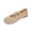 Beige, variant on Women's Flats Slip on Go Walk Shoes for Women Comfortable Walking Sneakers Knit Breathable Dressy Ballet Shoes Beige 5.5(36)