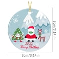 thumbnail image 4 of Fiudx Adornos Navideños Personalizados, Recuerdo Divertido Del 2022, Decoraciones Únicas para El Árbol, Idea de Regalo Familiar, Alegría Navideña, Material de Pvc, Juego de 1/3/5 Piezas, 4 of 4