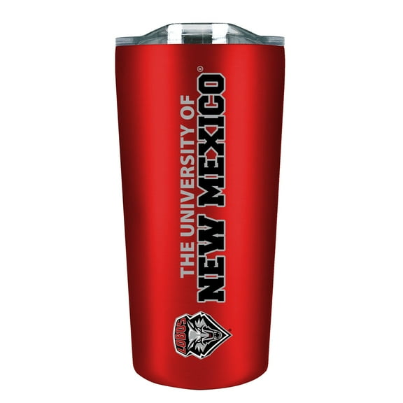 New Mexico Lobos 18oz. Stainless Steel Soft Touch Tumbler
