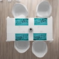 thumbnail image 3 of Ambesonne Teal Place Mats Set of 4, Floral Winding Tendrils, Standard Size, Turquoise Black, 3 of 4