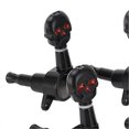 thumbnail image 2 of 3 Left 3 Right String Tuning Keys Fully Enclosed Knob Zinc Alloy Machine Head Tuners for Acoustic Electric Guitar Black, 2 of 4
