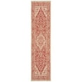 thumbnail image 6 of SAFAVIEH Beach House Stanice Medallion Indoor/Outdoor Area Rug, Red/Creme, 6'7" x 6'7" Round, 6 of 10