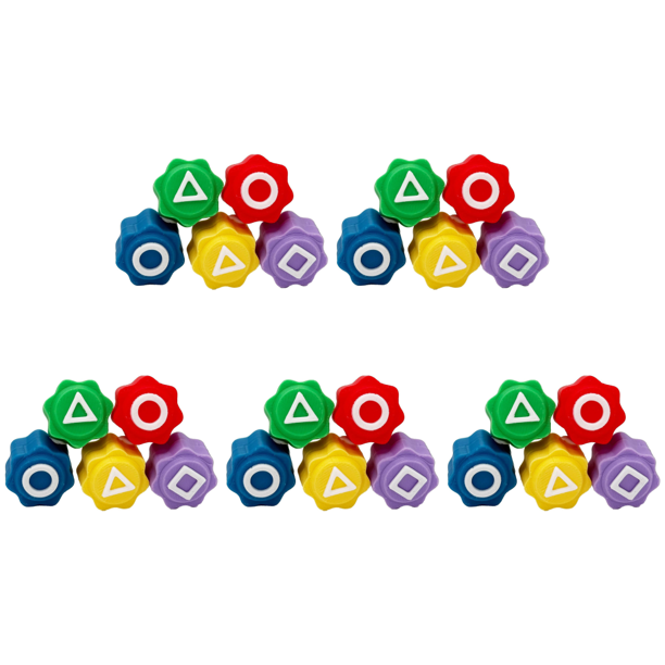 Gonggi Jack Stone Pebbles Set Fun Catching Game For Party (5pcs 4set)