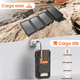 thumbnail image 5 of Power Bank Solar Portátil 36800mah Batería Con Luz 4 Cables Malubero, Negro, 5 of 5