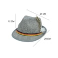 thumbnail image 3 of Oktoberfest Hat, Festival Hats Top Hats Dance Street Dance Hats British Short Brim Jazz Hats, 3 of 6