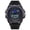 Black Blue, variant on Men's Spider Design Watch Outdoor Sports Waterproof Alarm Calendar Multi-Function Luminous Stopwatch with Digital and Analog Dual Display Watches for Men