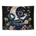 thumbnail image 5 of WYYP  Moon Phase Tapestry Flower Tapestry Floral Moth Tapestry Snake Tapestry Black Background Tapestry Wall Hanging for Room Painting, 5 of 6