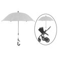 thumbnail image 4 of Sombrilla de protección solar para cochecito de bebé, abrazadera Sombrilla de playa a prueba de herrumbre portátil Sombrilla para sillas de , 85cm Gris yotijar Sombrilla para cochecito de bebé, 4 of 7