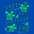 thumbnail image 2 of Boy's Furby Brother of the Birthday Girl  Graphic T-Shirt, 2 of 5