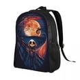 thumbnail image 2 of Custom Nightmare Before Christmas Jack Skellington Travel Backpack School Computer Bookbag Pumpkin College Student Daypack Bags, 2 of 5