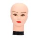 thumbnail image 3 of Cabeza de maniquí calva, modelo de tocado, accesorio de exhibición, práctica estable, exhibición de peluca para gorra, peluca de salón, auriculares Base Negra Hembra, 3 of 8