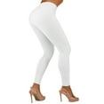thumbnail image 4 of Gilbin Ultra Soft High Waist Leggings for Women-Many Colors -One Size & Plus Size (White 1X-2X), 4 of 5