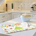 thumbnail image 5 of IAUYY 18 x 24 Inch Dish Drying Mat Dish Drying Mat Microfiber Kitchen Mats Large Counter Absorbent Dish Pad Drainer Rack A Flags Wreaths, 5 of 8
