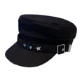 thumbnail image 2 of Gorra de béisbol plana para mujer, cómoda, ajustable, de 56 a 58 cm Negro, 2 of 7